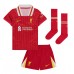 Liverpool Darwin Nunez #9 Prima Maglia Bambino 2024-25 Manica Corta (+ Pantaloni corti)